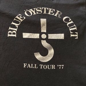 Rare - Blue Oyster Cult 1977 tour concert t-shirt